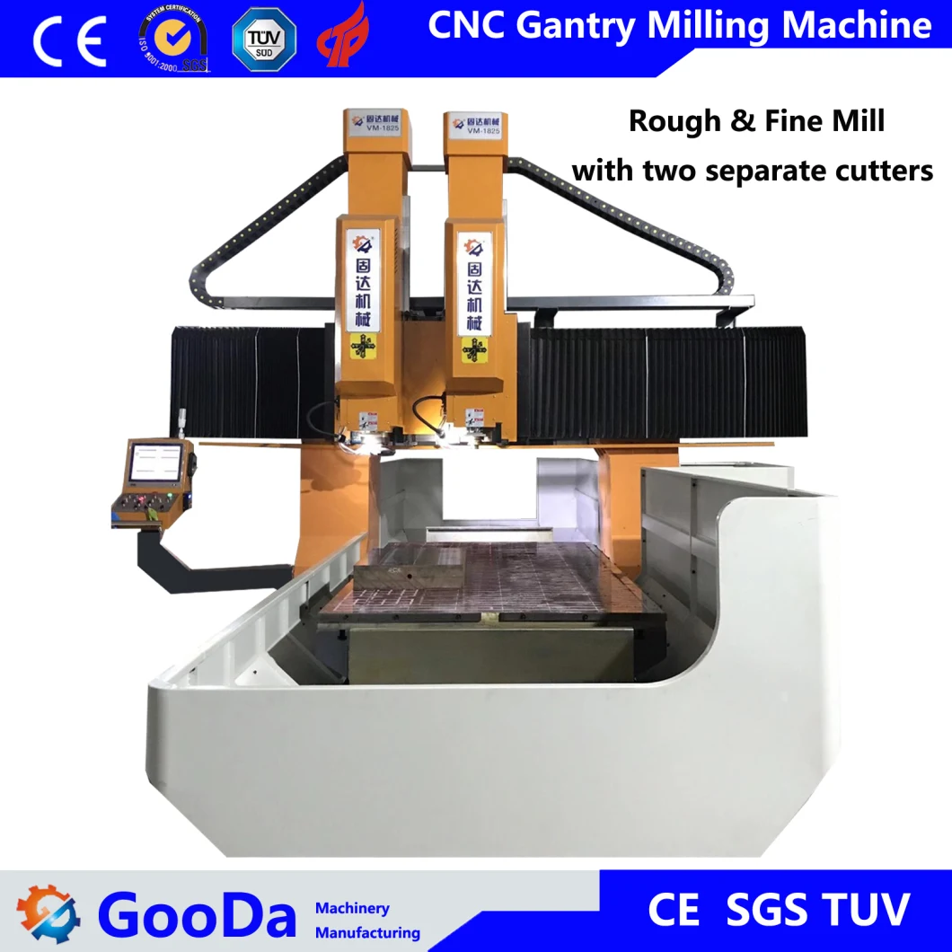 Quality High Precision Mold Base Surface Milling Finish Machine Tool with CE Vm-1825ncrg