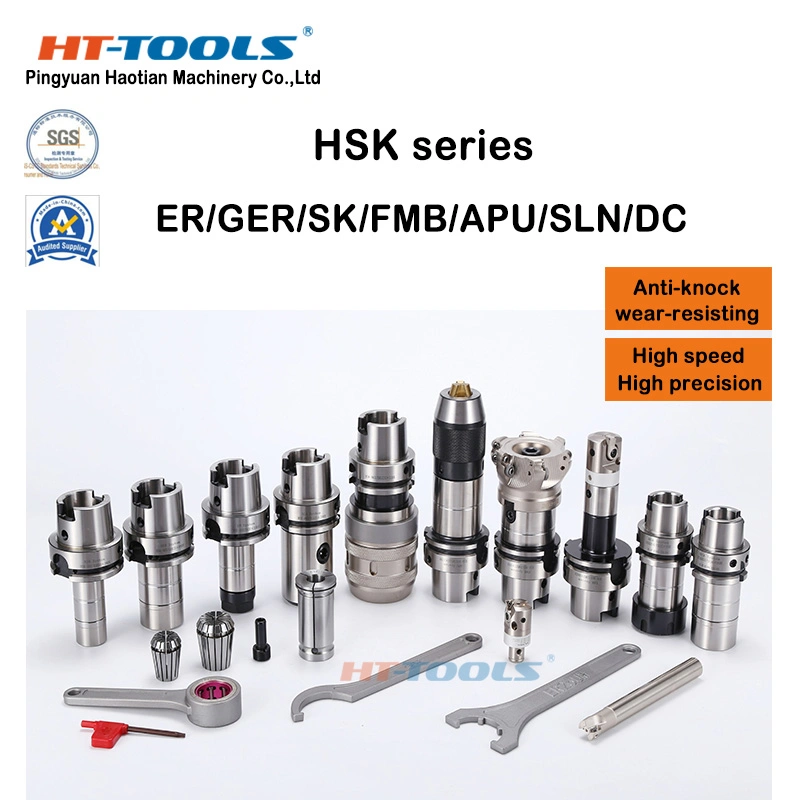 Ht-Tools CNC Milling Machine Tools High Speed Precision Hsk40e Hsk63A Hsk100 Hsk50 Hsk63f Er Collet Chuck Precision Hsk63f Er32 Hsk Tool Holders