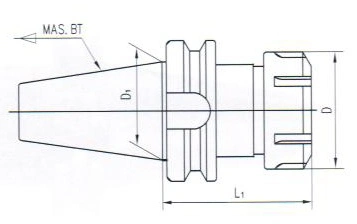 High Precision CNC Lathe Tool Holder Sk Tool Holder Tool