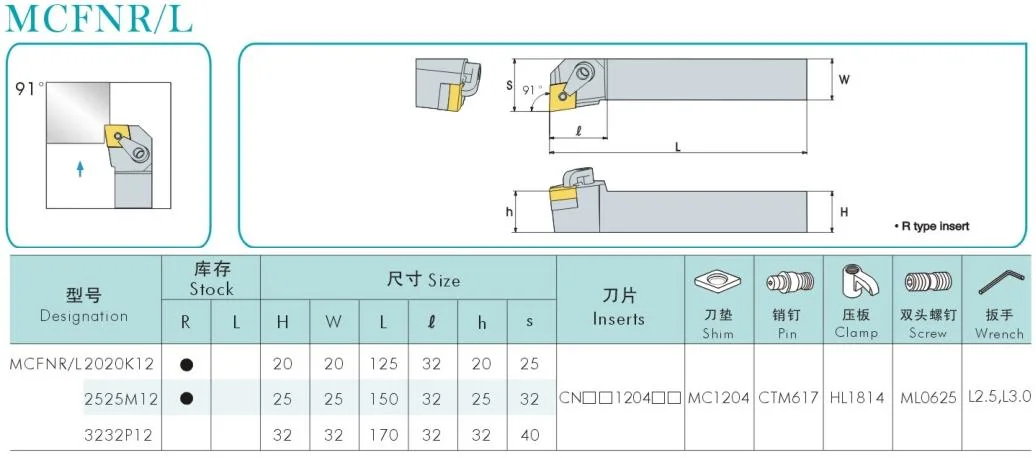 Boring Bar Cutting Tool Holders for Lathe Machine