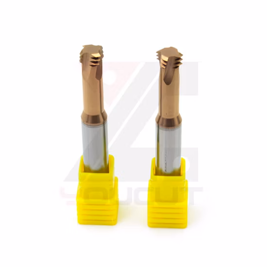 초경 밀링 공구, 3날 나사 밀링 커터를 사용한 CNC 가공