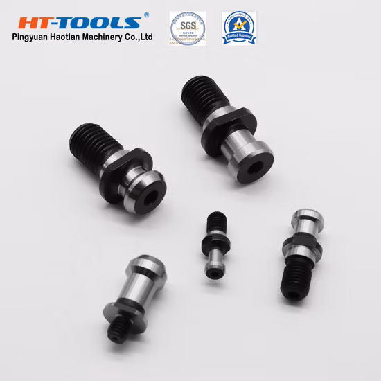 CNC 밀링 머신 공구 홀더 Bt40 Bt30 고정 손잡이 Bt50 DIN69872 Sk40 공구 홀더 풀 볼트